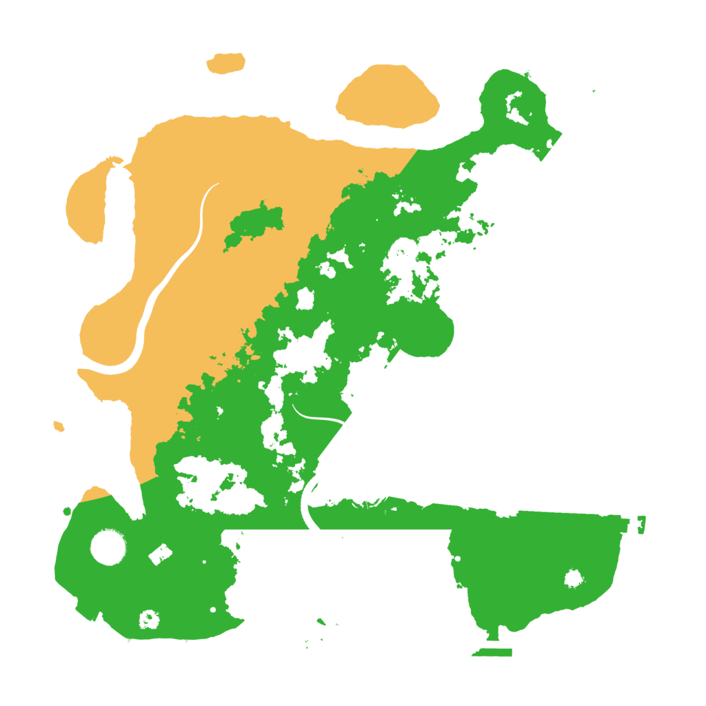 Biome Rust Map: Procedural Map, Size: 3500, Seed: 329571825