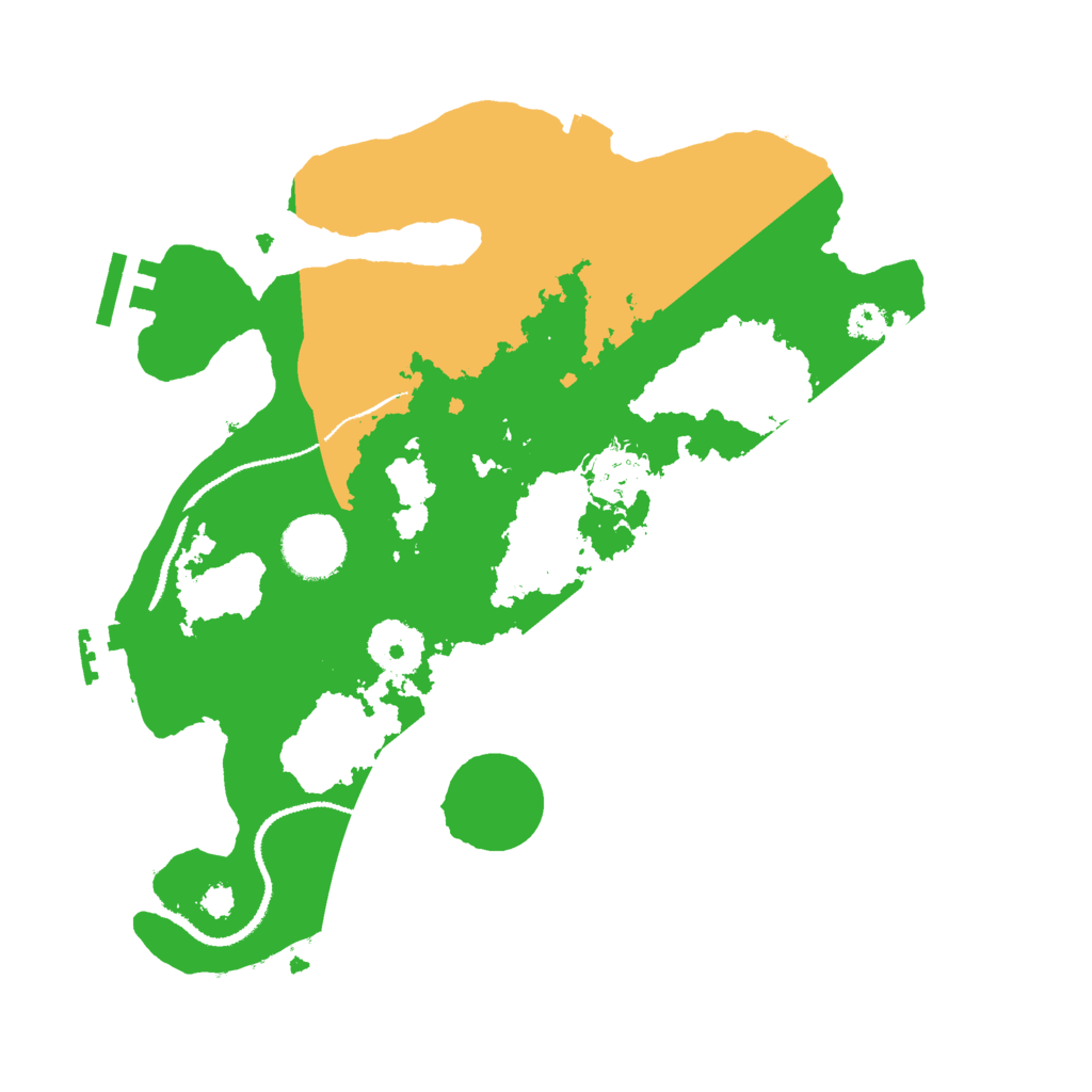 Biome Rust Map: Procedural Map, Size: 3000, Seed: 2810436