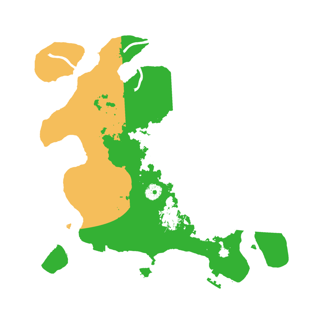 Biome Rust Map: Procedural Map, Size: 3000, Seed: 150196963