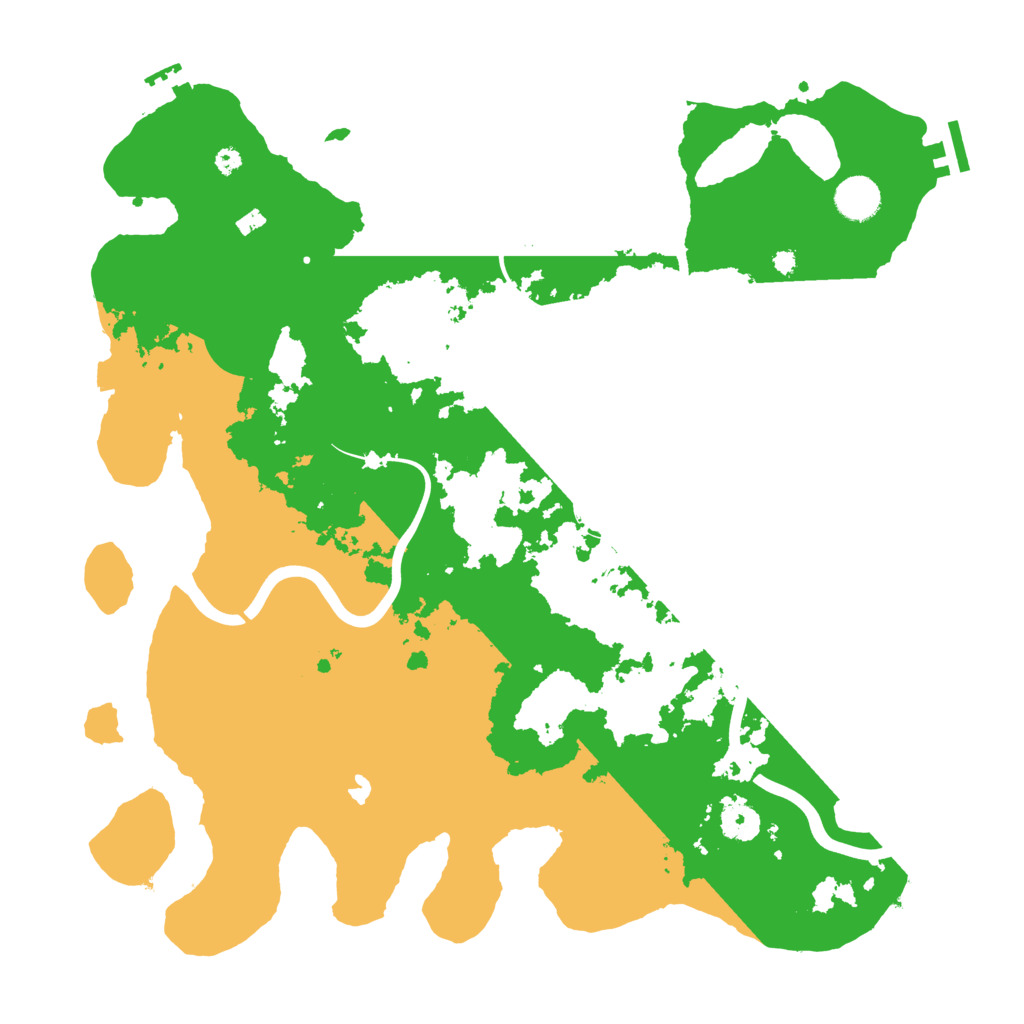 Biome Rust Map: Procedural Map, Size: 4000, Seed: 6175
