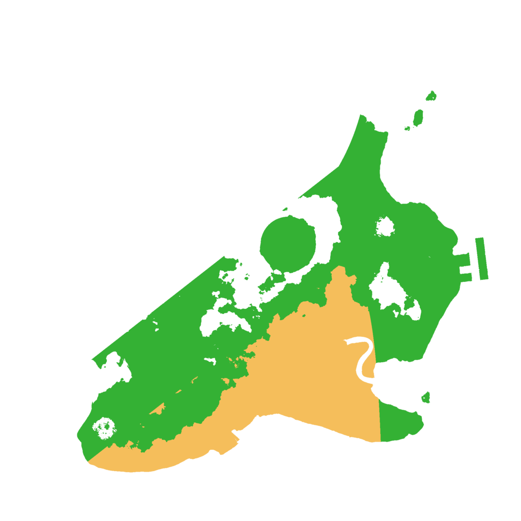 Biome Rust Map: Procedural Map, Size: 2500, Seed: 14654656