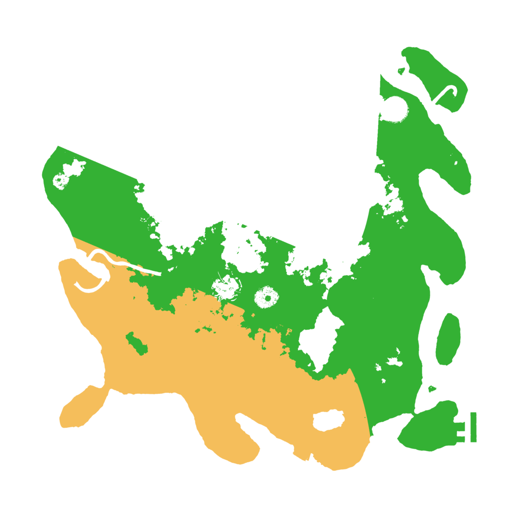 Biome Rust Map: Procedural Map, Size: 3500, Seed: 570313911