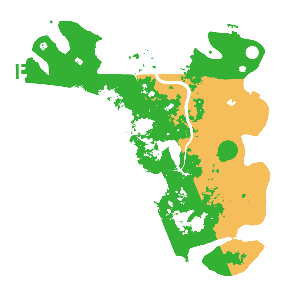 Biome Rust Map: Procedural Map, Size: 4000, Seed: 244148689