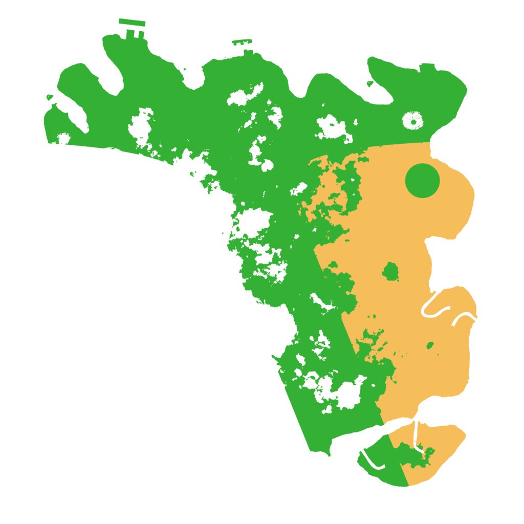 Biome Rust Map: Procedural Map, Size: 4000, Seed: 244148689