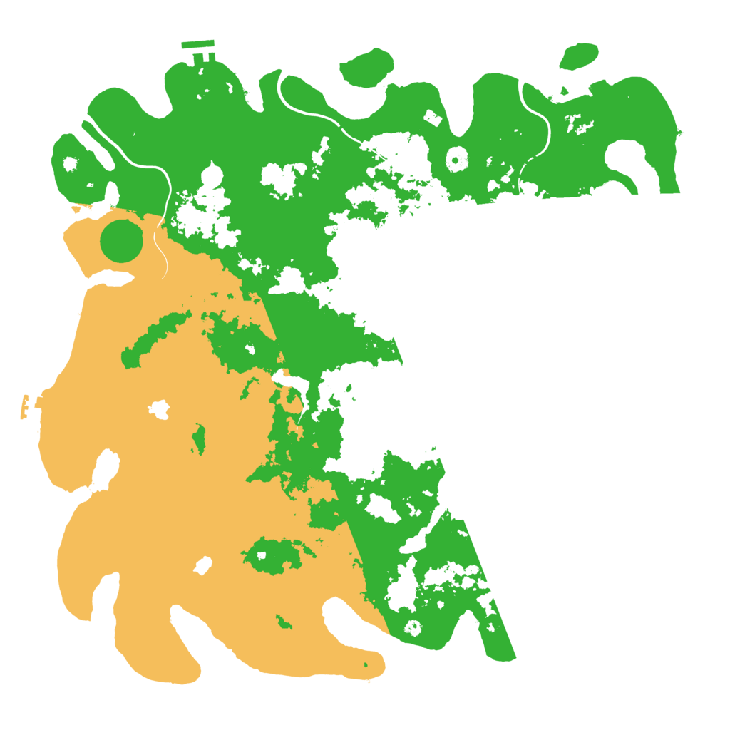 Biome Rust Map: Procedural Map, Size: 4500, Seed: 1900942258