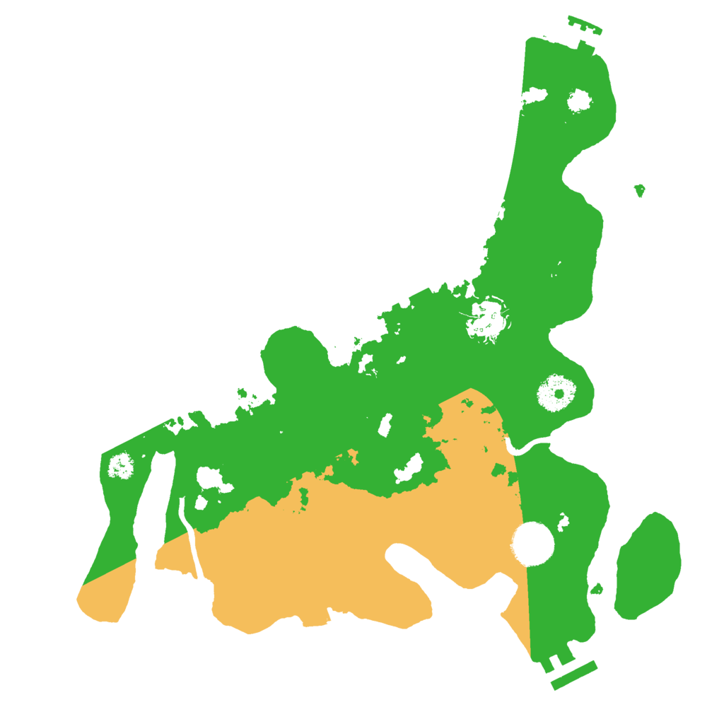 Biome Rust Map: Procedural Map, Size: 3000, Seed: 1648120491