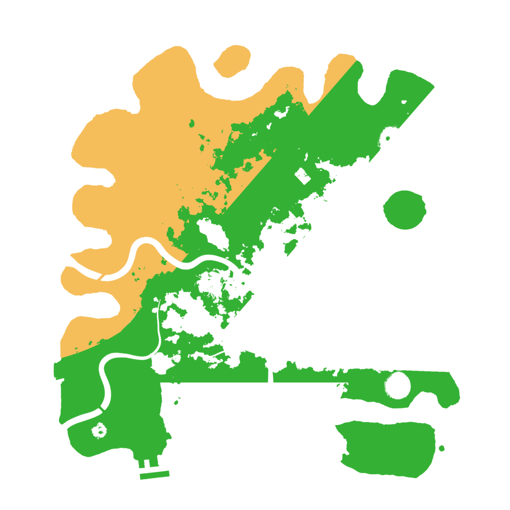 Biome Rust Map: Procedural Map, Size: 3500, Seed: 503959931