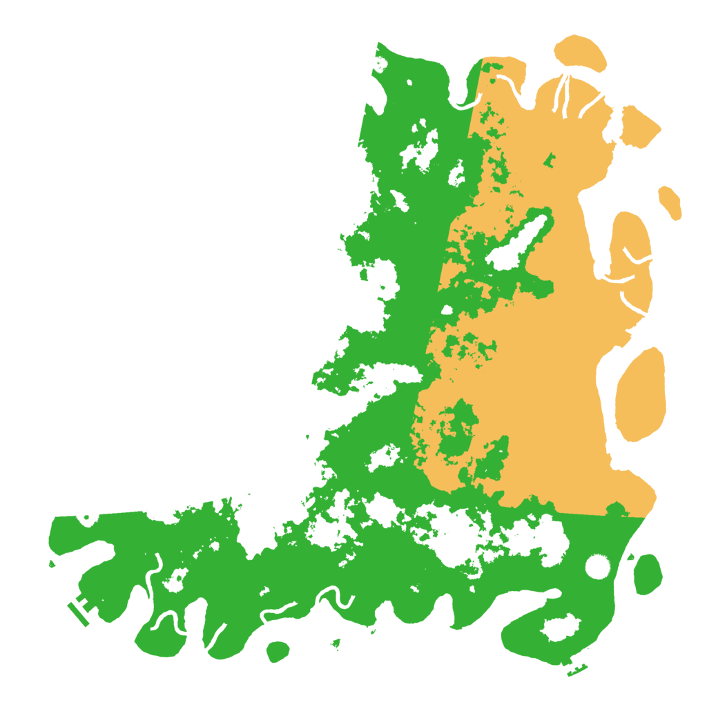 Biome Rust Map: Procedural Map, Size: 5000, Seed: 912131655