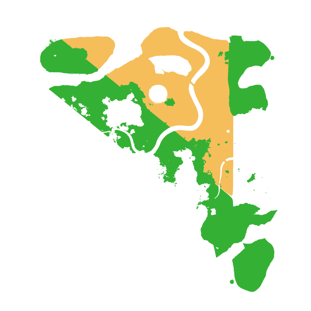 Biome Rust Map: Procedural Map, Size: 3000, Seed: 1516414304