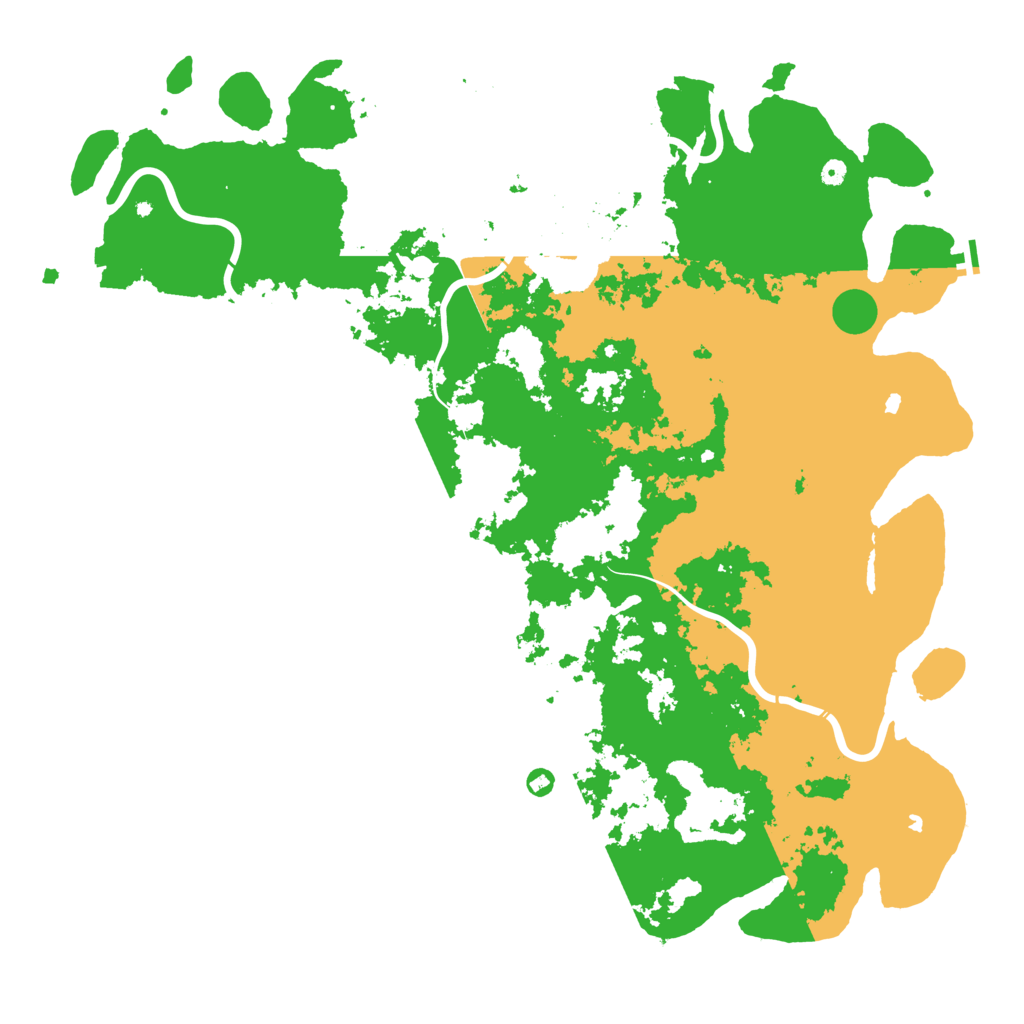 Biome Rust Map: Procedural Map, Size: 6000, Seed: 420696425