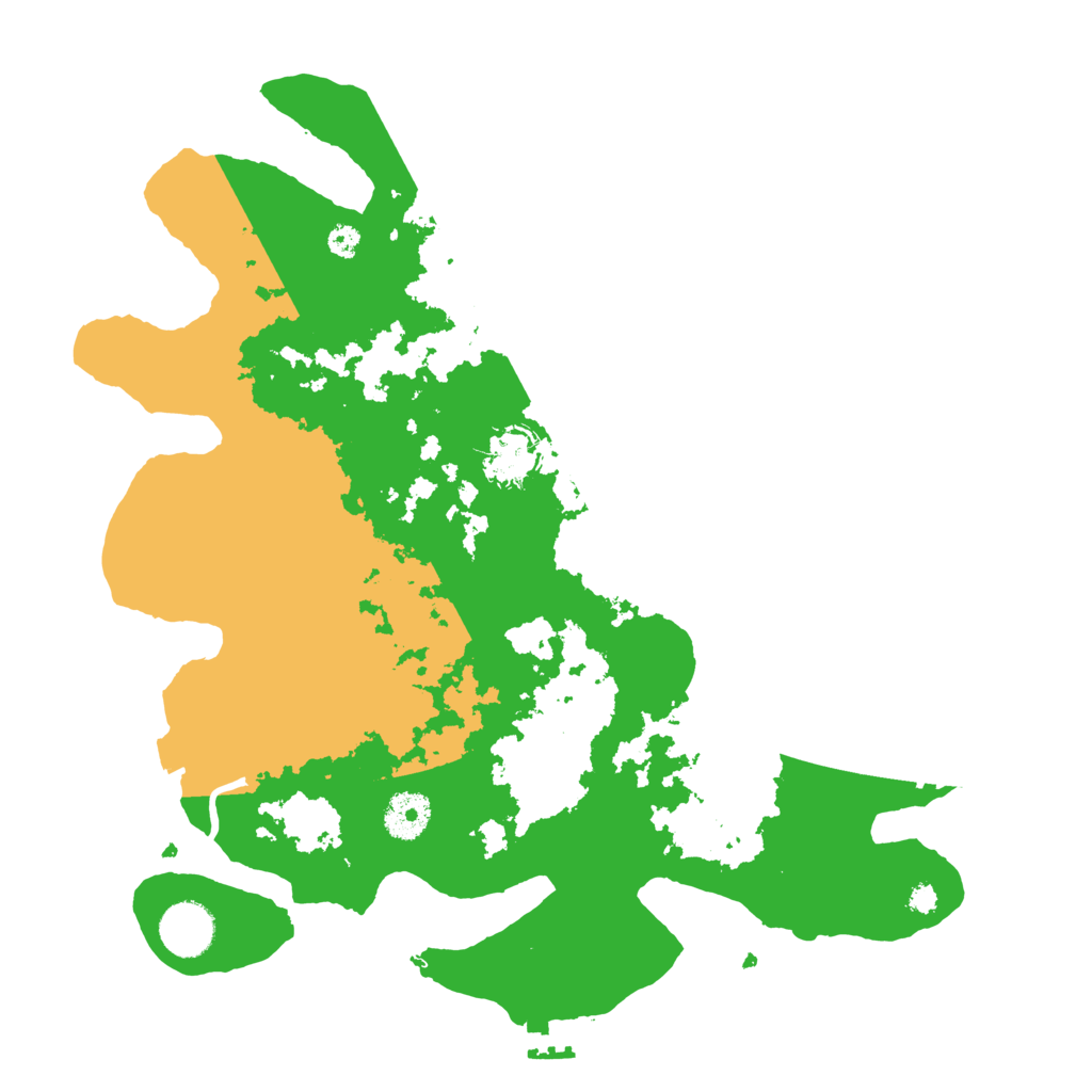 Biome Rust Map: Procedural Map, Size: 3500, Seed: 2254153
