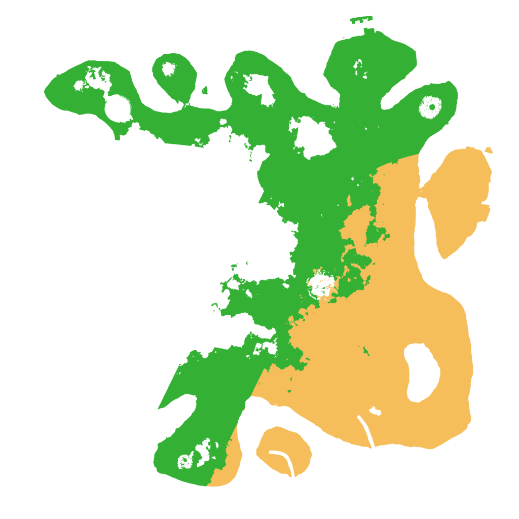 Biome Rust Map: Procedural Map, Size: 3500, Seed: 171785126