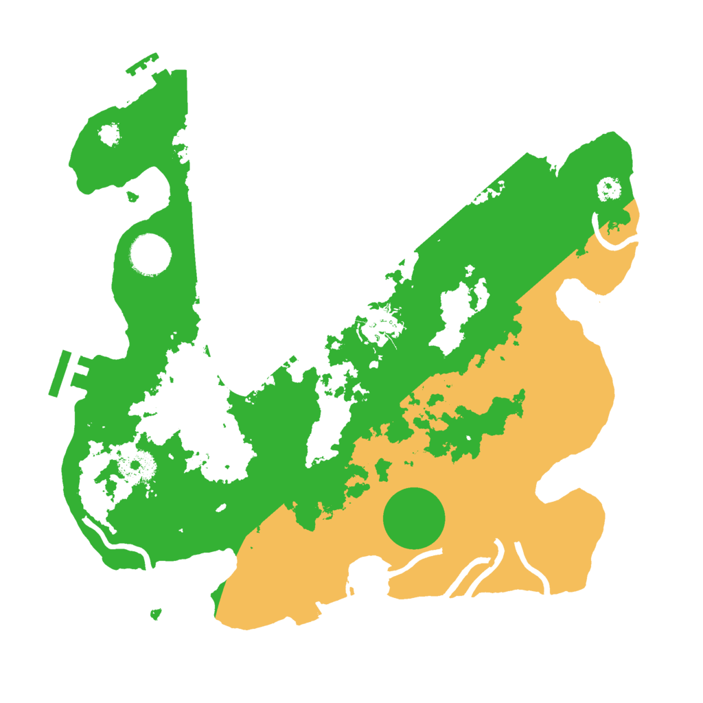 Biome Rust Map: Procedural Map, Size: 3000, Seed: 1546299374