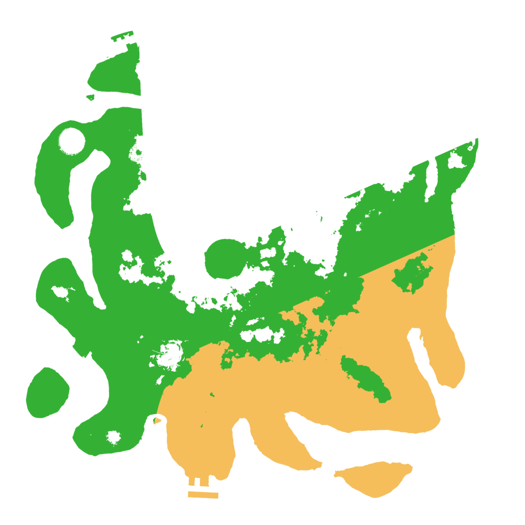 Biome Rust Map: Procedural Map, Size: 3500, Seed: 120924