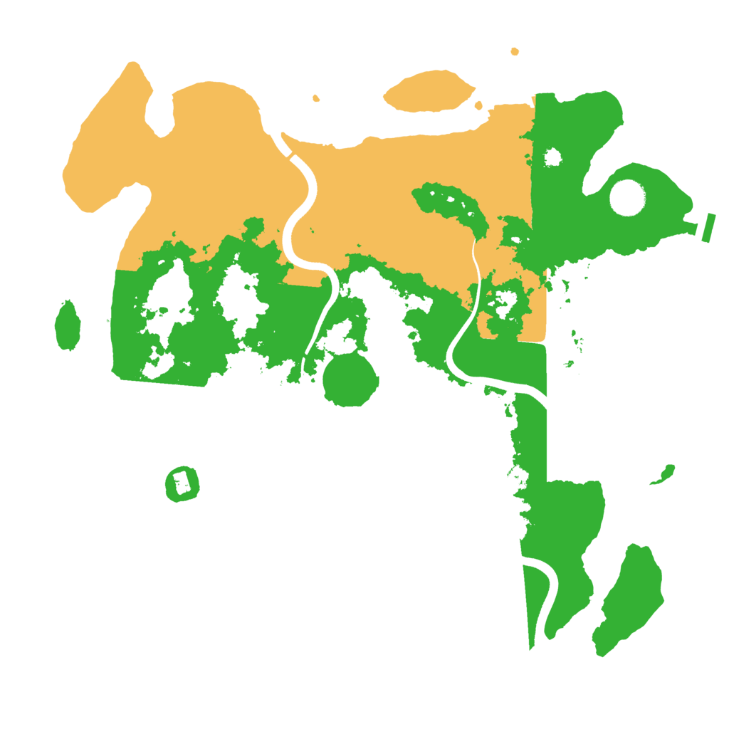 Biome Rust Map: Procedural Map, Size: 3650, Seed: 1688235960