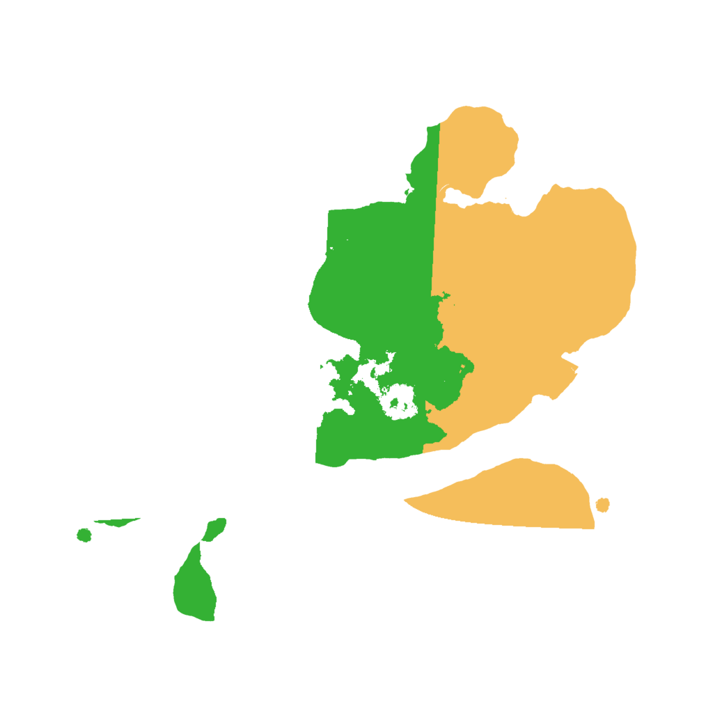 Biome Rust Map: Procedural Map, Size: 2000, Seed: 8725