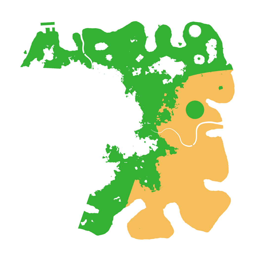 Biome Rust Map: Procedural Map, Size: 3650, Seed: 1677757800