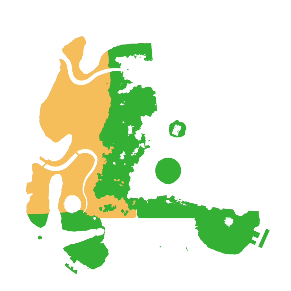 Biome Rust Map: Procedural Map, Size: 3000, Seed: 29506844