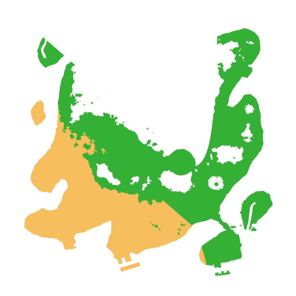 Biome Rust Map: Procedural Map, Size: 3000, Seed: 29327