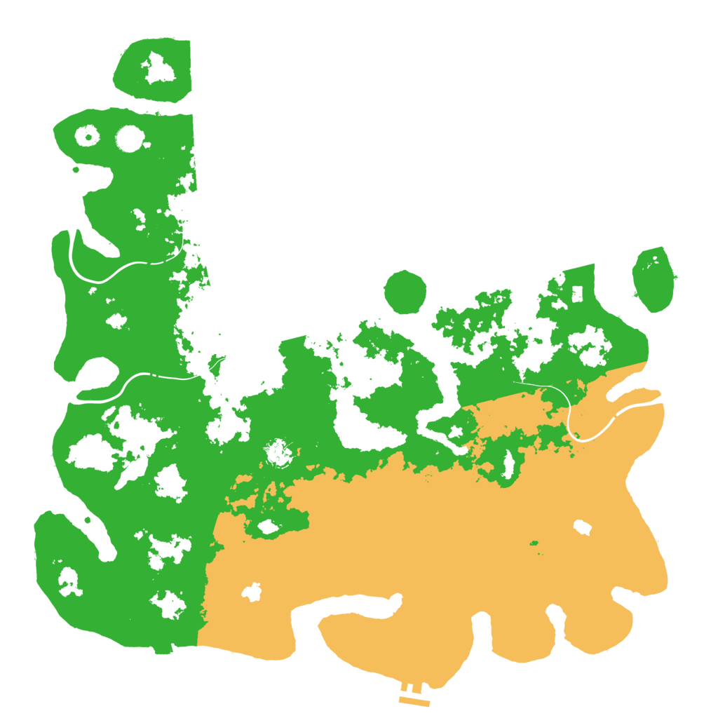 Biome Rust Map: Procedural Map, Size: 4700, Seed: 175277269