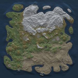 Thumbnail Rust Map: Procedural Map, Size: 4700, Seed: 175277269, 19 Monuments