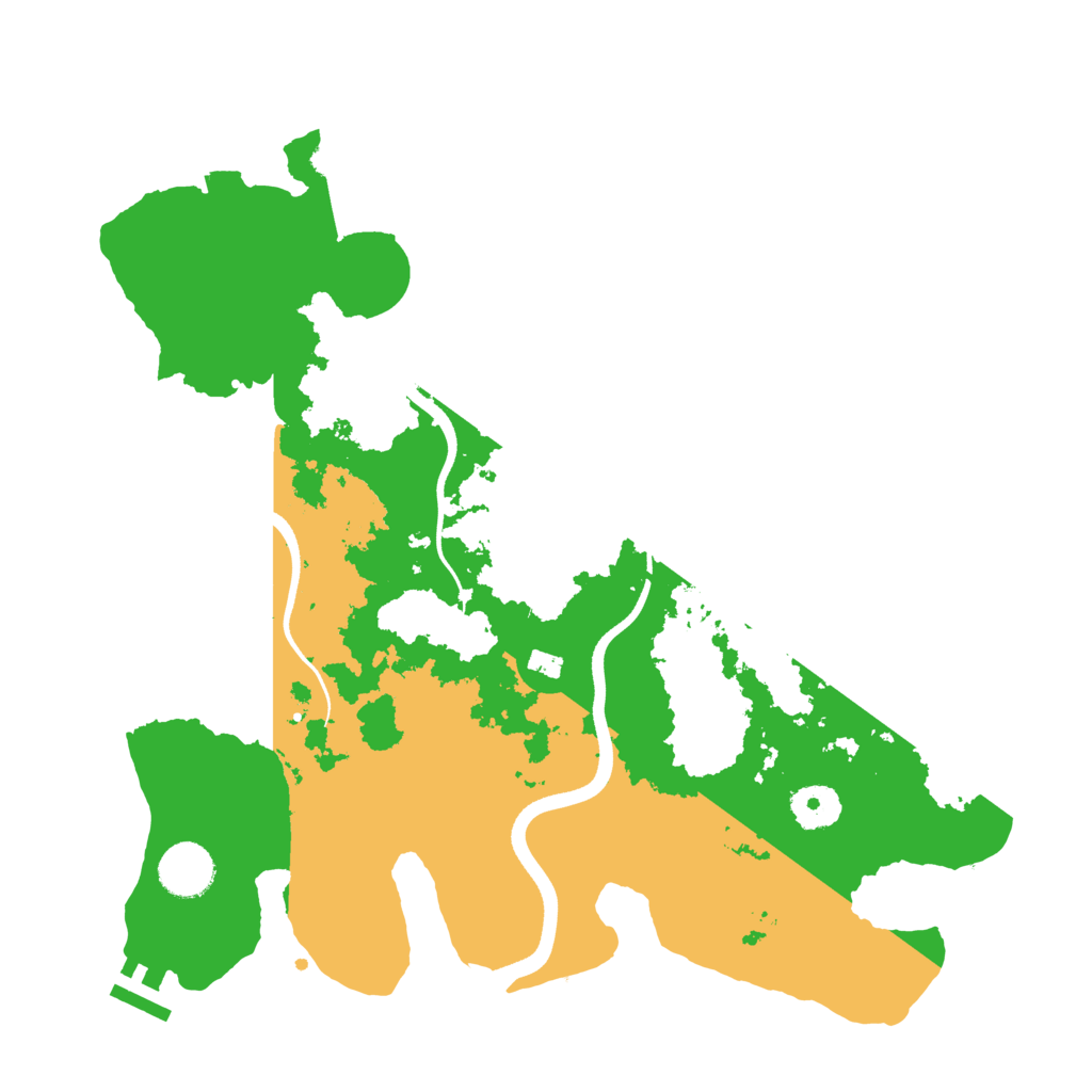 Biome Rust Map: Procedural Map, Size: 3500, Seed: 2051213269