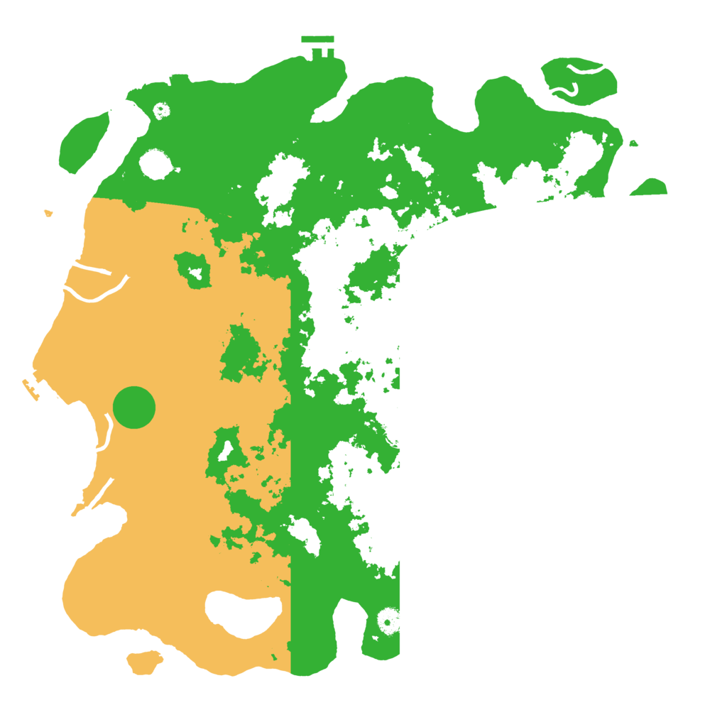 Biome Rust Map: Procedural Map, Size: 4500, Seed: 7144
