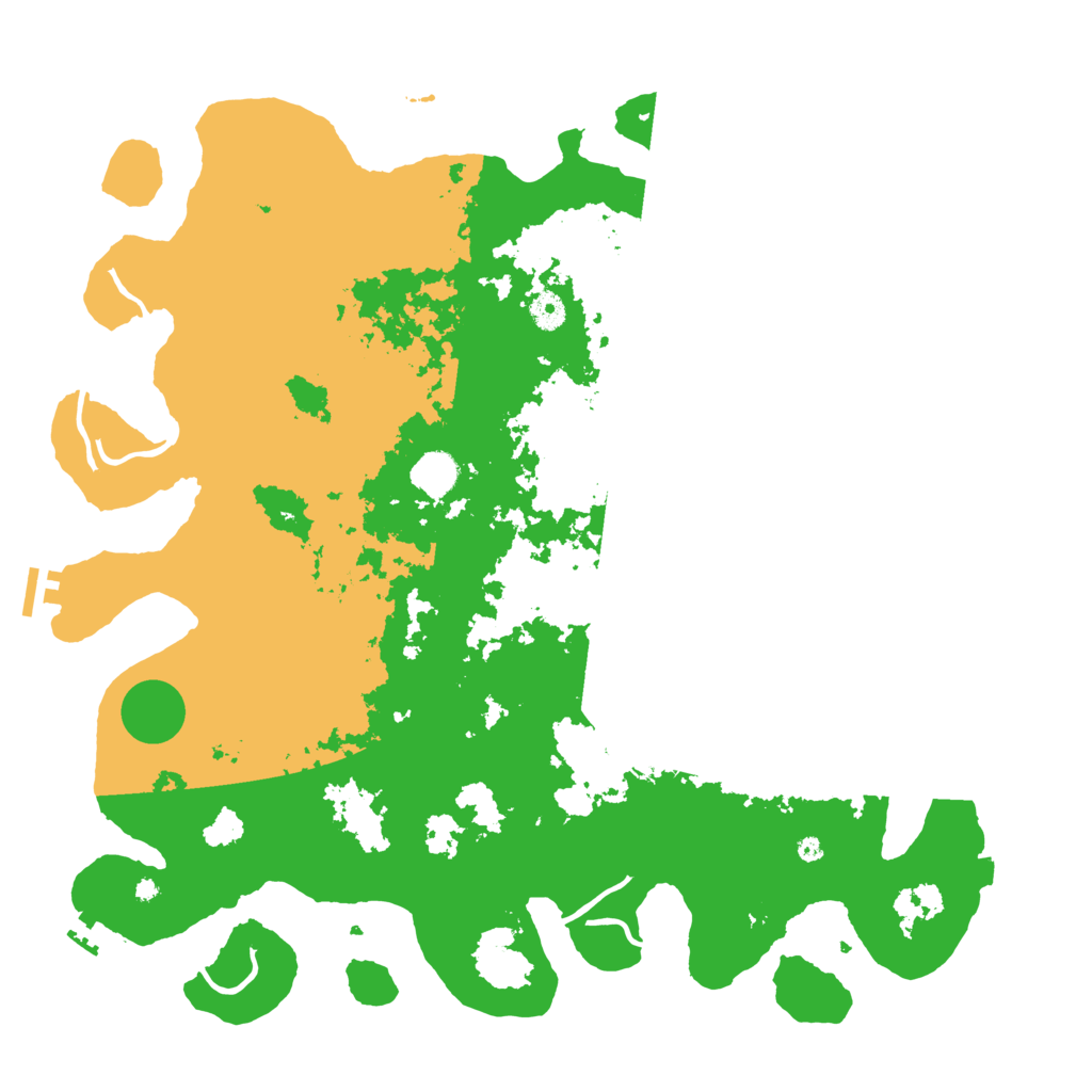 Biome Rust Map: Procedural Map, Size: 4500, Seed: 770023869