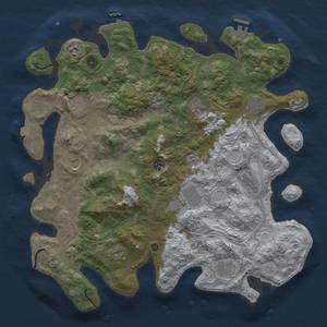 Thumbnail Rust Map: Procedural Map, Size: 4250, Seed: 679523283, 19 Monuments