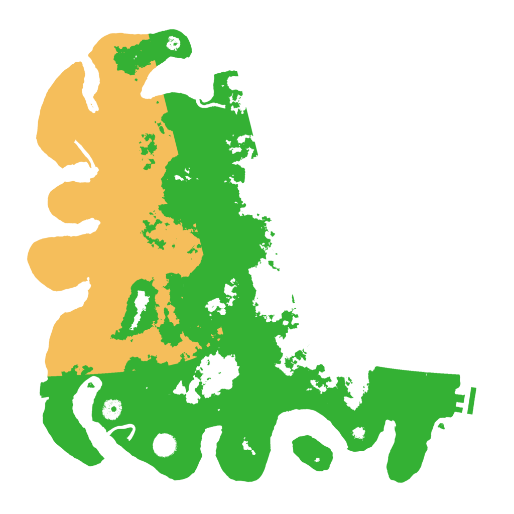 Biome Rust Map: Procedural Map, Size: 3850, Seed: 538287208