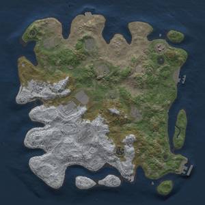 Thumbnail Rust Map: Procedural Map, Size: 3750, Seed: 921347825, 18 Monuments