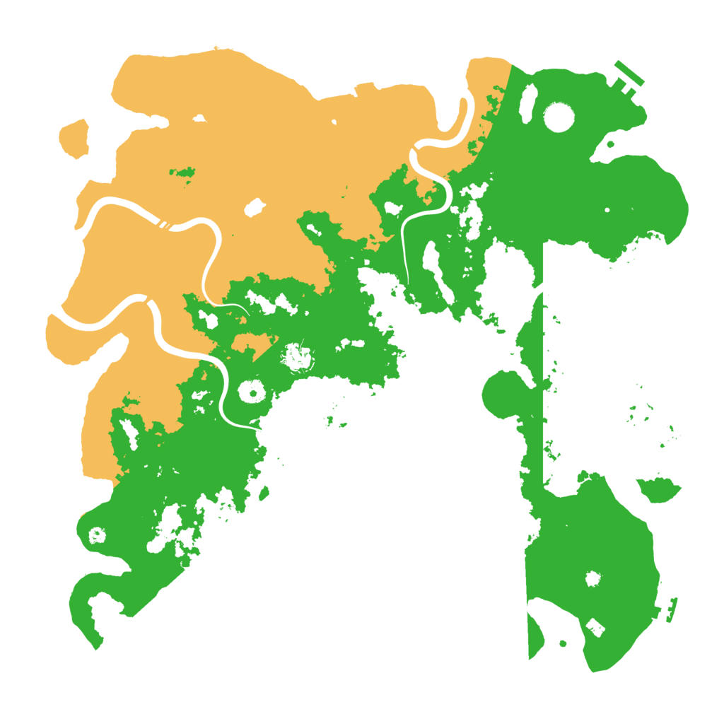 Biome Rust Map: Procedural Map, Size: 4250, Seed: 1877072161
