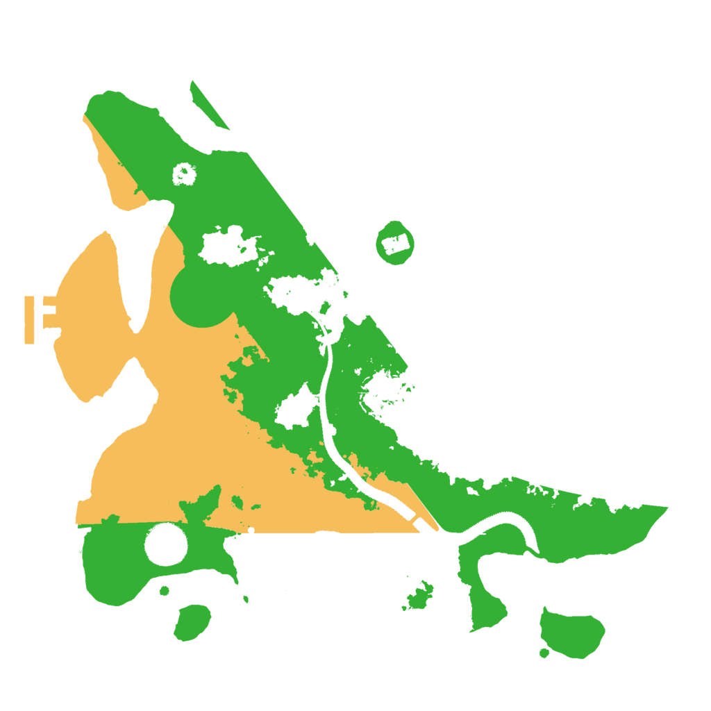 Biome Rust Map: Procedural Map, Size: 3000, Seed: 76783279