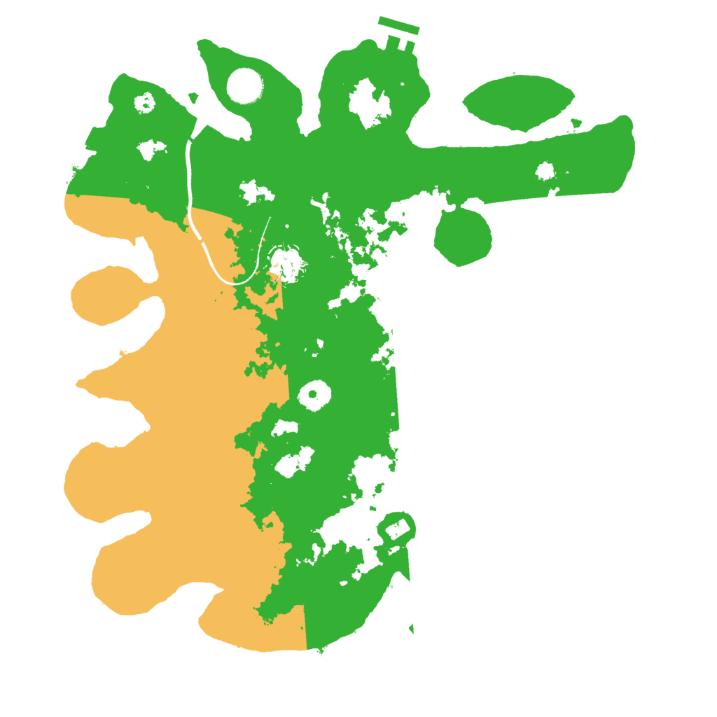 Biome Rust Map: Procedural Map, Size: 3500, Seed: 1475884375