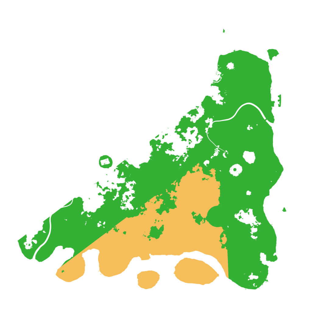 Biome Rust Map: Procedural Map, Size: 3888, Seed: 7001721