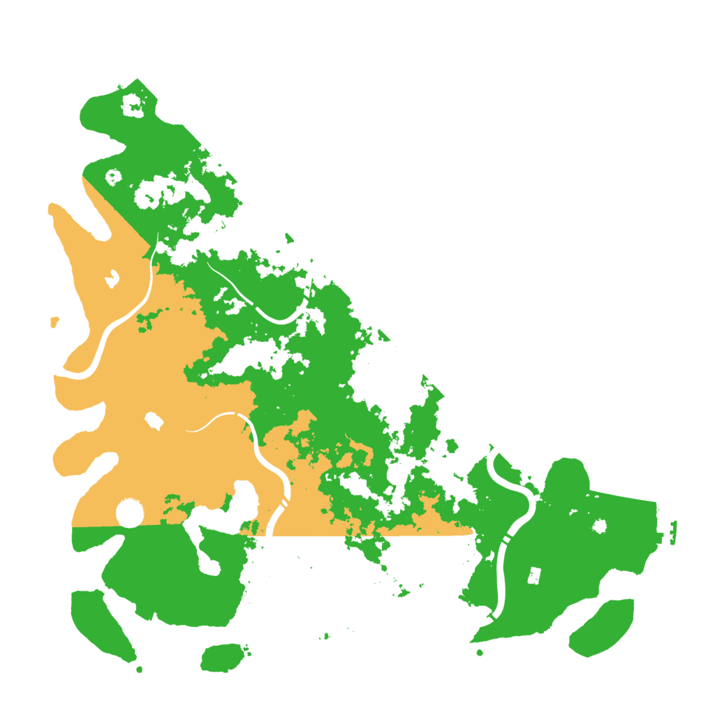 Biome Rust Map: Procedural Map, Size: 4500, Seed: 1827634