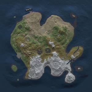 Thumbnail Rust Map: Procedural Map, Size: 2501, Seed: 50000, 8 Monuments