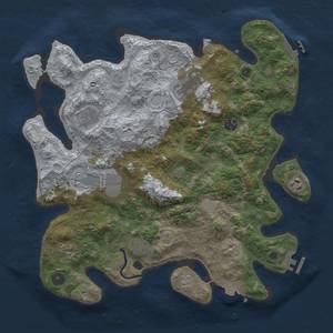 Thumbnail Rust Map: Procedural Map, Size: 3800, Seed: 125233813, 16 Monuments