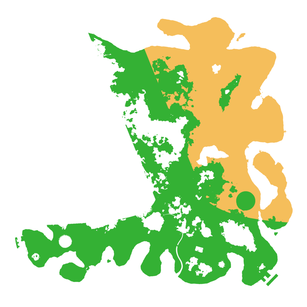 Biome Rust Map: Procedural Map, Size: 4250, Seed: 560821911