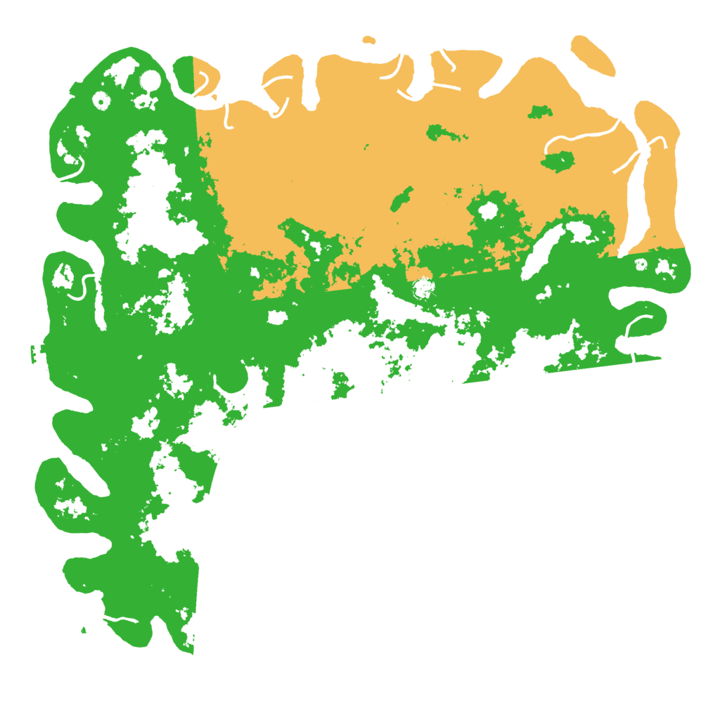 Biome Rust Map: Procedural Map, Size: 6000, Seed: 19766076