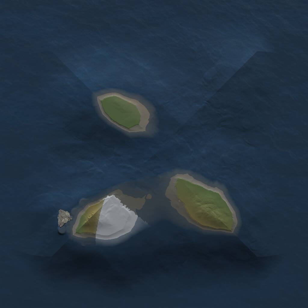 Rust Map: Procedural Map, Size: 1000, Seed: 41254520, 1 Monuments