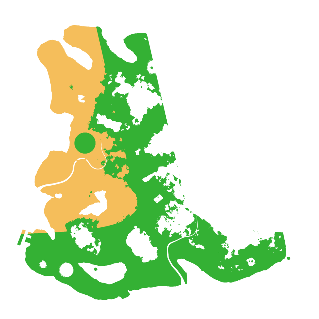 Biome Rust Map: Procedural Map, Size: 4000, Seed: 30090000