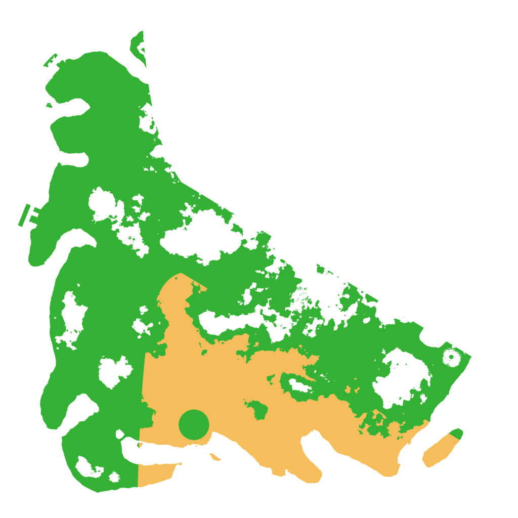 Biome Rust Map: Procedural Map, Size: 4500, Seed: 12485