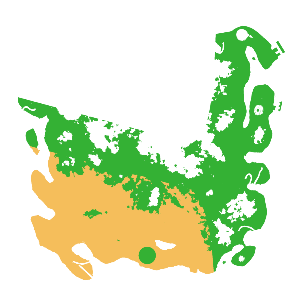 Biome Rust Map: Procedural Map, Size: 4500, Seed: 507273025