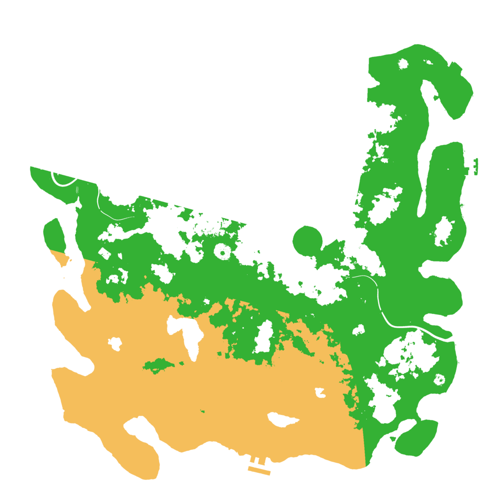 Biome Rust Map: Procedural Map, Size: 4500, Seed: 507273025