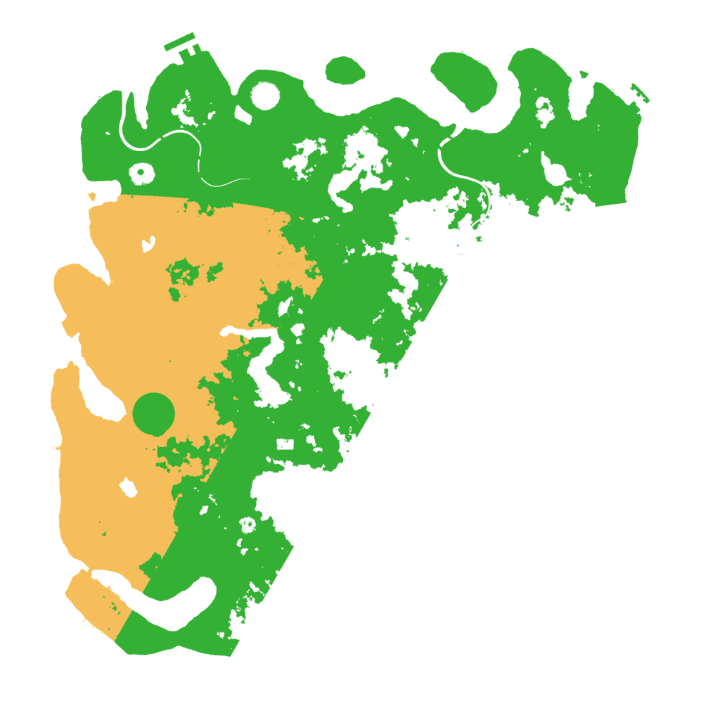Biome Rust Map: Procedural Map, Size: 4500, Seed: 538044149