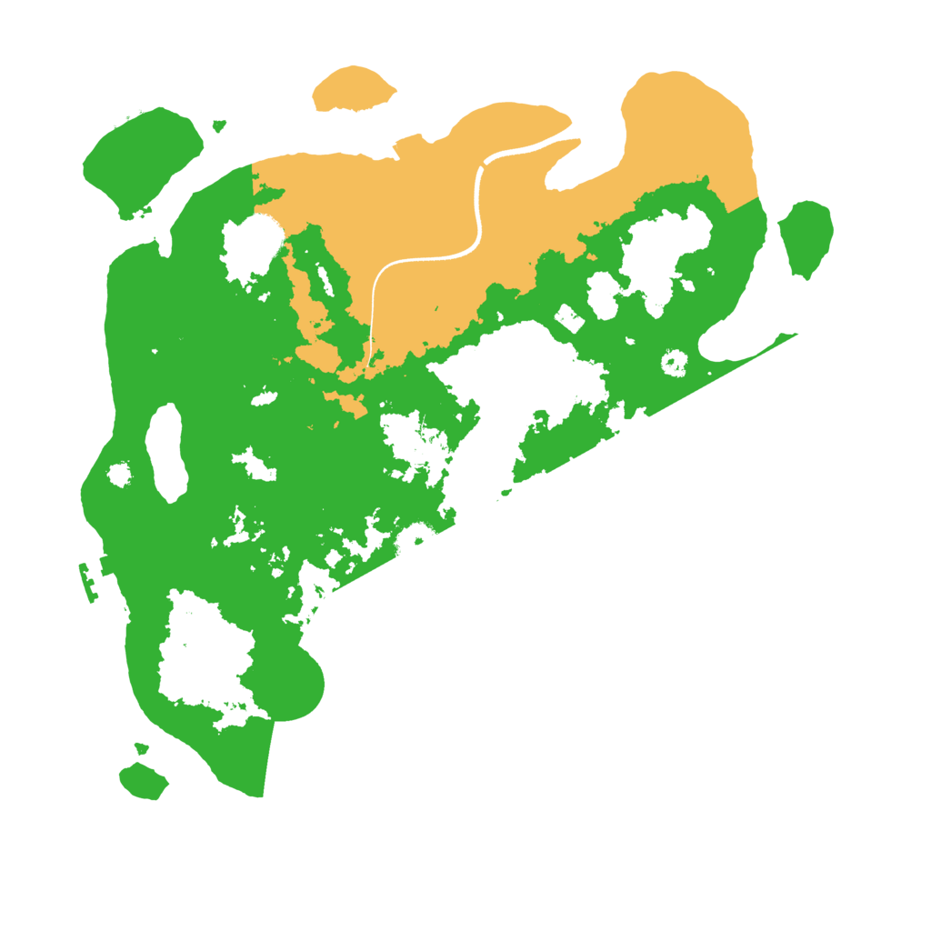 Biome Rust Map: Procedural Map, Size: 3500, Seed: 1425566439