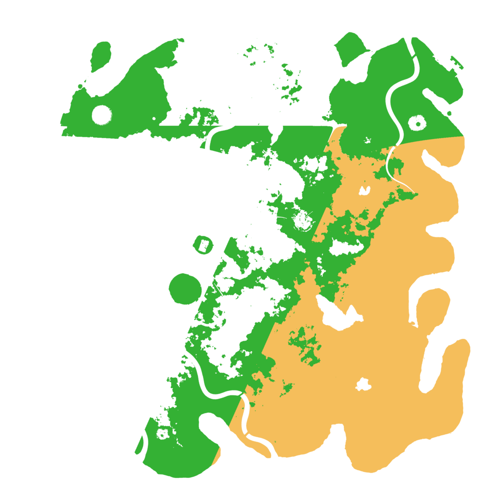 Biome Rust Map: Procedural Map, Size: 4500, Seed: 78552318