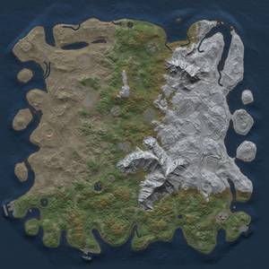 Thumbnail Rust Map: Procedural Map, Size: 5000, Seed: 1765483254, 19 Monuments