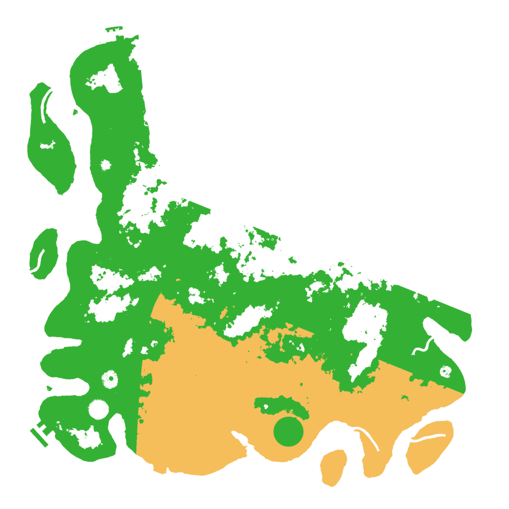 Biome Rust Map: Procedural Map, Size: 4500, Seed: 173653460